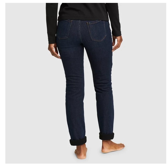 Eddie Bauer - woman’s fleece-lined jeans - Picture 2 of 7